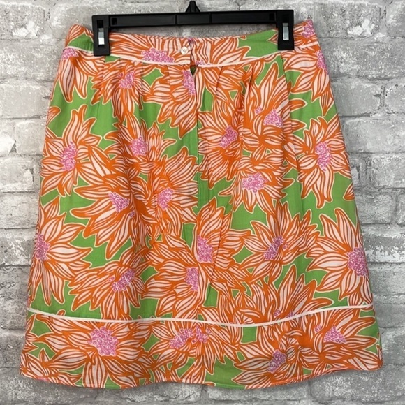 Lilly Pulitzer Floral Skirt - Picture 2 of 6